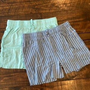 Girls Linen shorts. Bundle of two. NWOT-